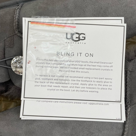 UGG mini Bailey Swarovski button bling boots 7 - Picture 8 of 10